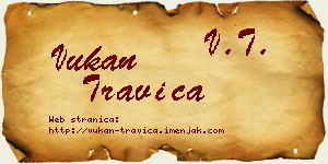 Vukan Travica vizit kartica